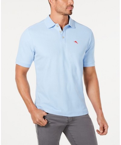 Men’s IslandZone Pique Emfielder 2.0 Polo Light Sky Blue $43.80 Polo Shirts