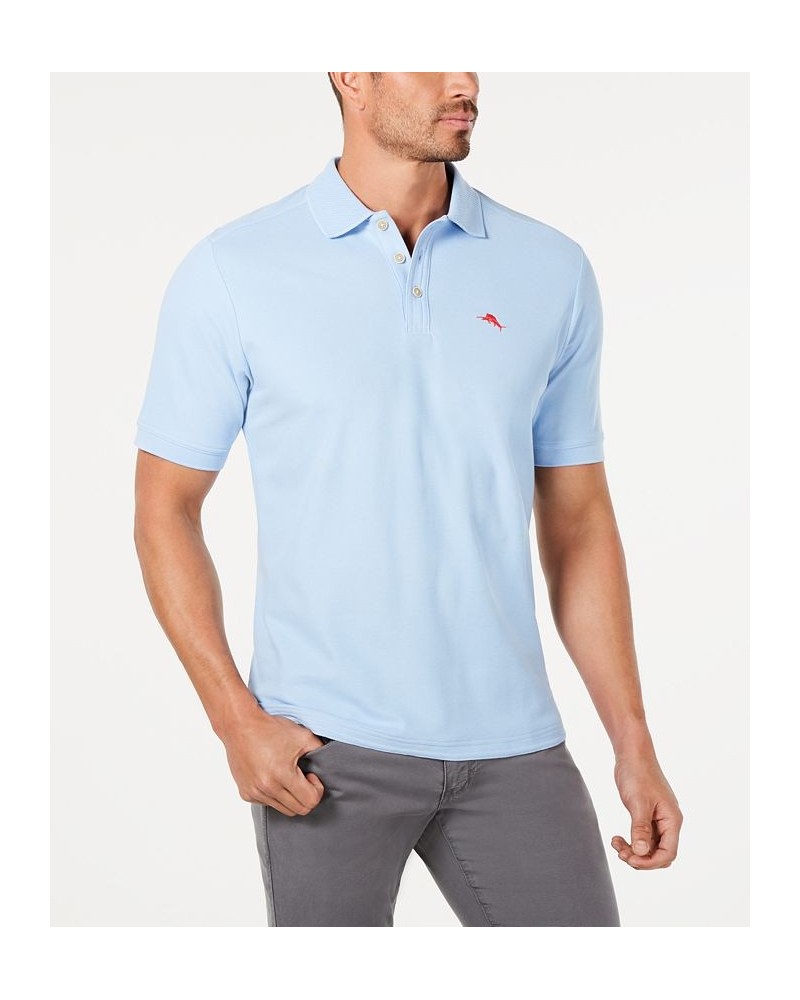 Men’s IslandZone Pique Emfielder 2.0 Polo Light Sky Blue $43.80 Polo Shirts