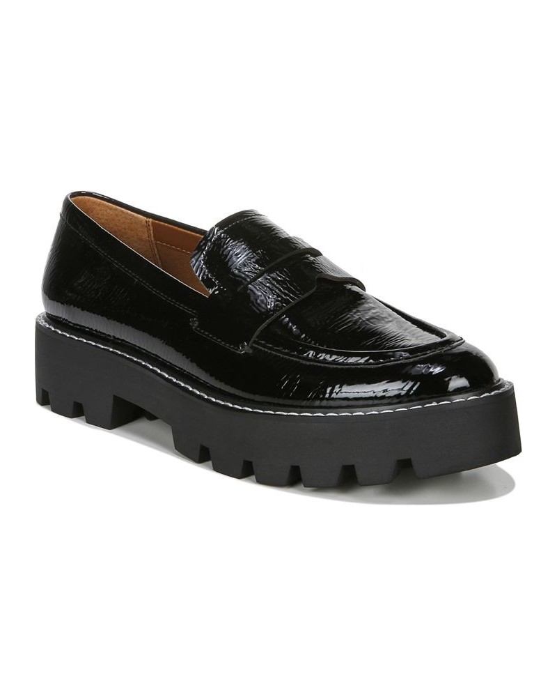 Balin Lug Sole Loafers Black $44.08 Shoes