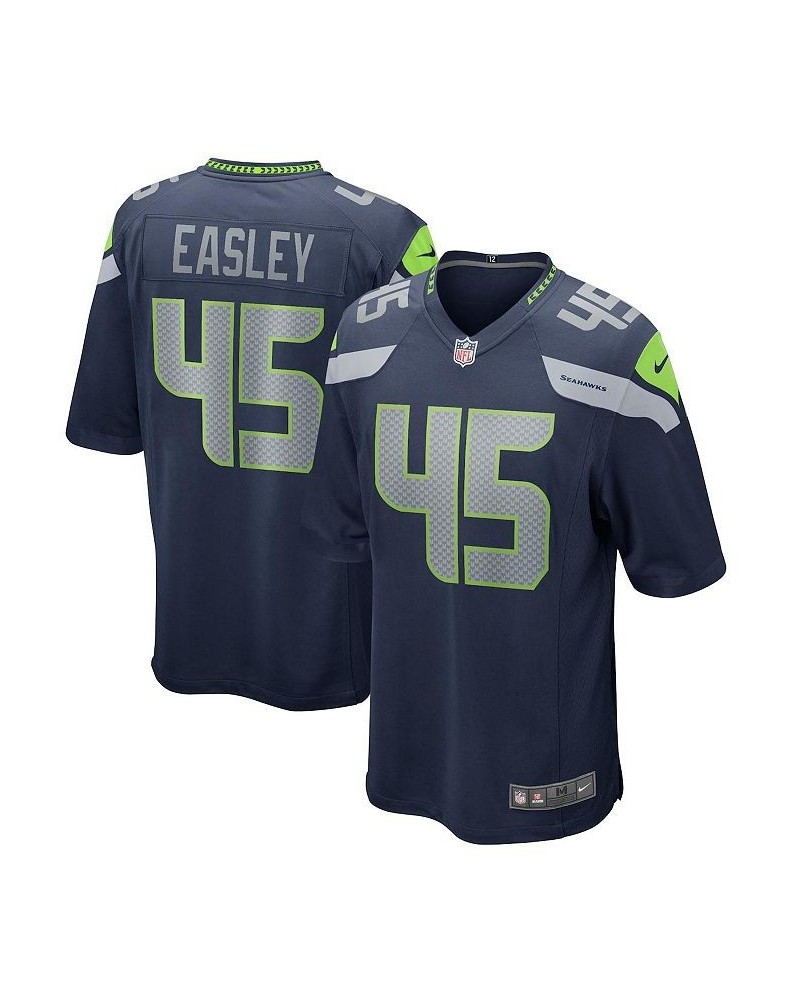 Men's Kenny Easley College Navy Seattle Seahawks Game Retired Player Jersey $35.31 Jersey