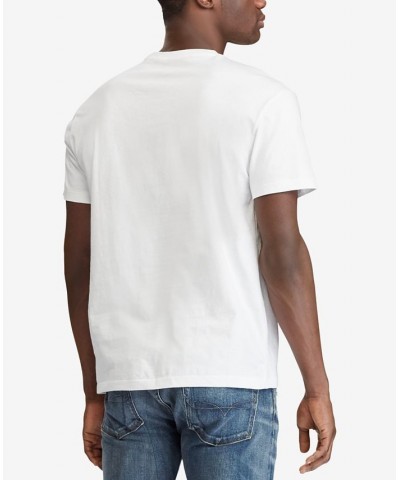 Men's Classic-Fit V Neck T-Shirt White $26.65 T-Shirts