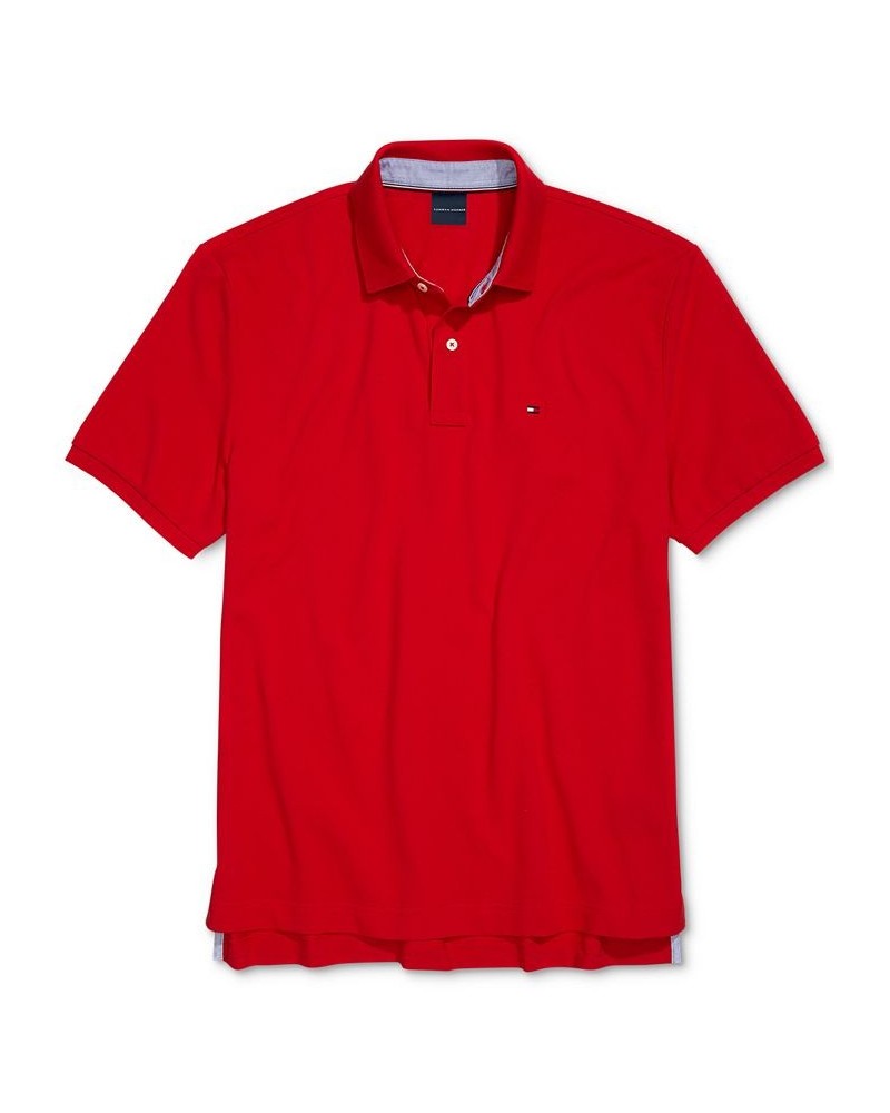 Men's Classic-Fit Ivy Polo Shirt with Magnetic Closure Red $24.60 Polo Shirts