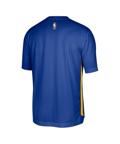 Men's Blue Golden State Warriors Hardwood Classics Pregame Warmup Shooting Performance T-shirt $27.88 T-Shirts