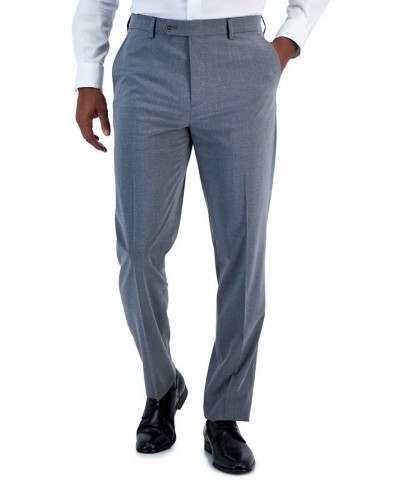 Men's Slim Fit Spandex Super-Stretch Suit Separates Gray $103.85 Suits
