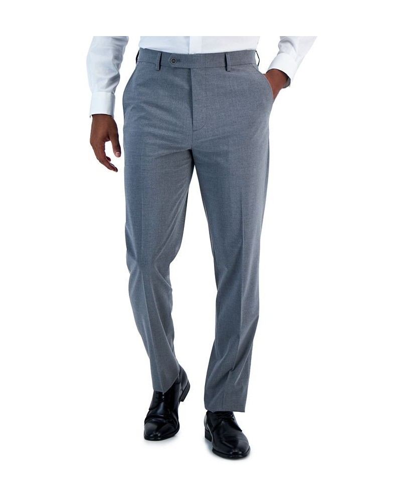 Men's Slim Fit Spandex Super-Stretch Suit Separates Gray $103.85 Suits