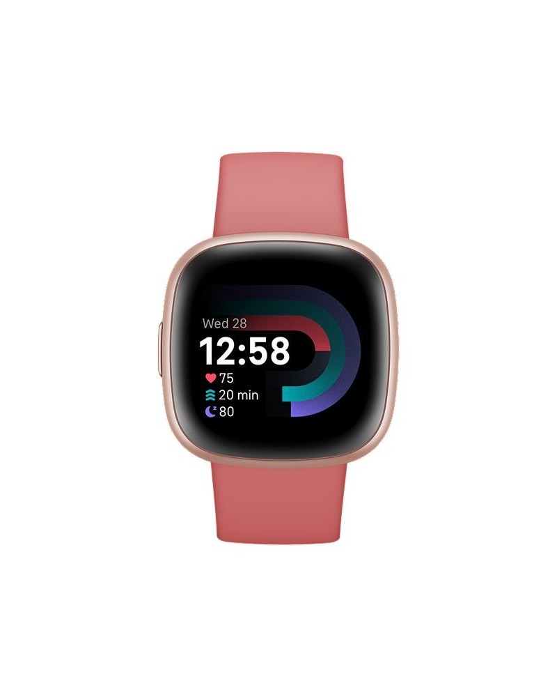 Versa 4 Pink Sand Copper Rose Smartwatch, 39mm $79.78 Watches