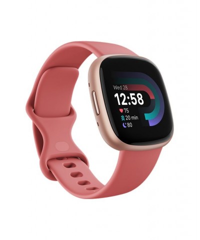 Versa 4 Pink Sand Copper Rose Smartwatch, 39mm $79.78 Watches