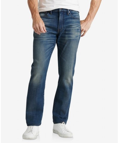 Men's 410 Athletic Straight Coolmax Jeans Blue $40.12 Jeans