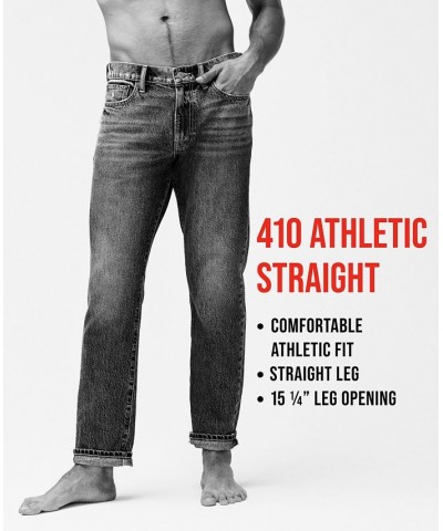 Men's 410 Athletic Straight Coolmax Jeans Blue $40.12 Jeans