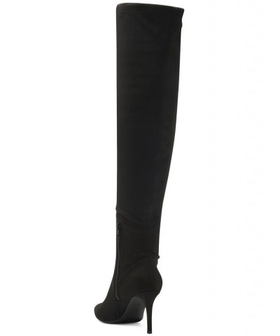 Women's Abrine Over-The-Knee Boots Black $27.69 Shoes