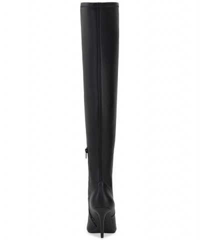 Women's Abrine Over-The-Knee Boots Black $27.69 Shoes