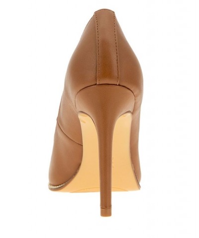 Women's Harlia Pointy Toe Pump Cognac $44.03 Shoes