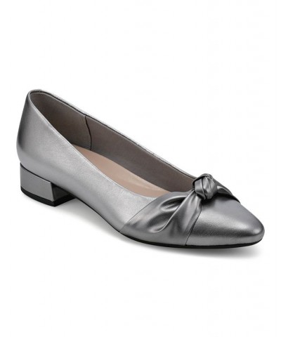 Women's Caster Slip-on Block Heel Dress Pumps PD02 $35.97 Shoes