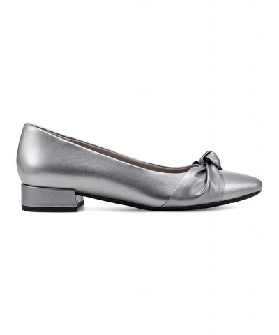 Women's Caster Slip-on Block Heel Dress Pumps PD02 $35.97 Shoes