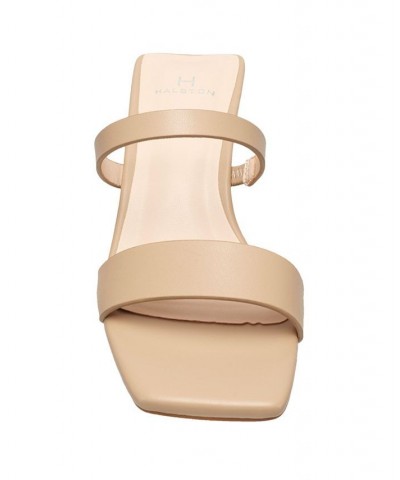 Women's Ball-Heeled Slip On Dress Sandals Nude $47.52 Shoes