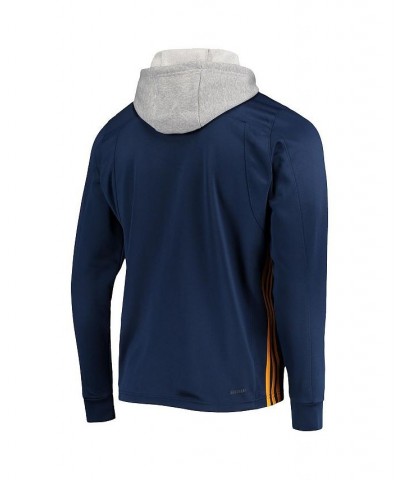 Men's Navy St. Louis Blues Skate Lace Aeroready Pullover Hoodie $46.20 Sweatshirt