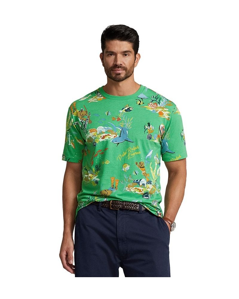 Men's Jersey Crewneck T-Shirt Multi $41.25 T-Shirts