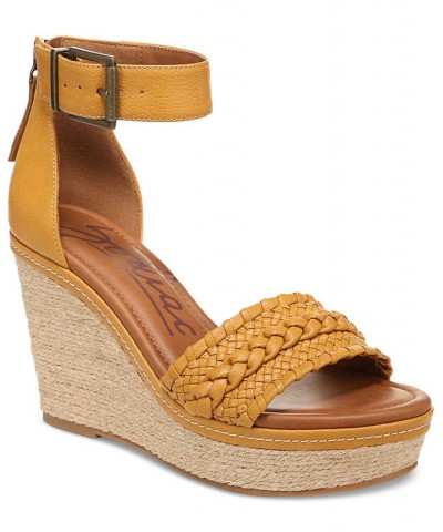 Women's Sabeen Ankle-Strap Espadrille Wedge Sandals PD02 $40.33 Shoes