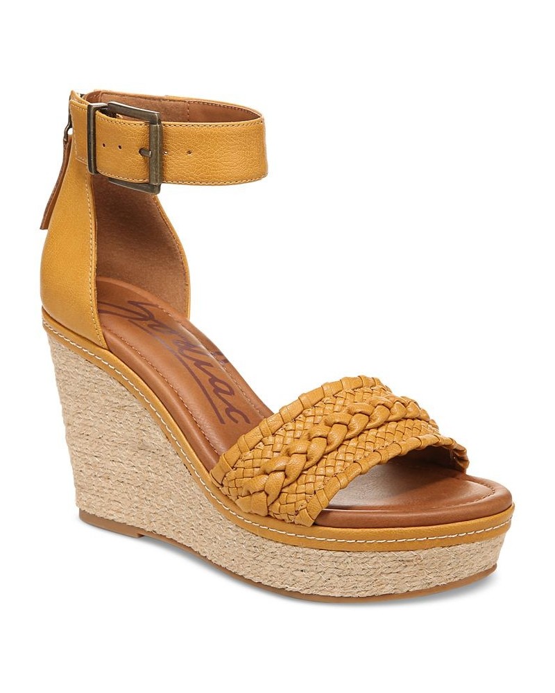 Women's Sabeen Ankle-Strap Espadrille Wedge Sandals PD02 $40.33 Shoes