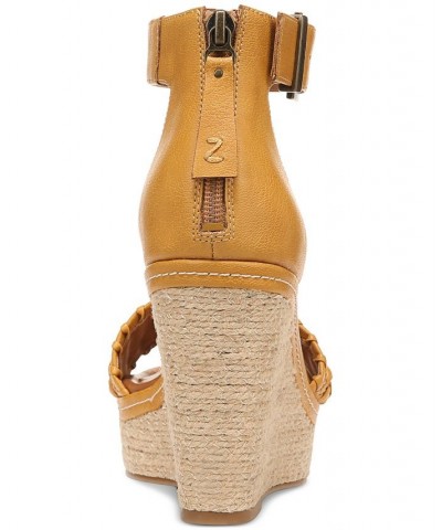 Women's Sabeen Ankle-Strap Espadrille Wedge Sandals PD02 $40.33 Shoes