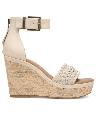 Women's Sabeen Ankle-Strap Espadrille Wedge Sandals PD02 $40.33 Shoes