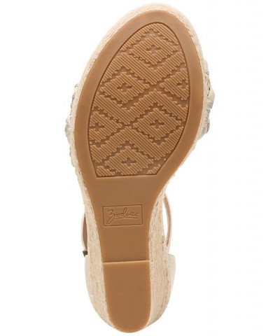 Women's Sabeen Ankle-Strap Espadrille Wedge Sandals PD02 $40.33 Shoes