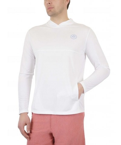 Men's Wayfinder Sun Protection Hoodie White $21.50 Sweatshirt