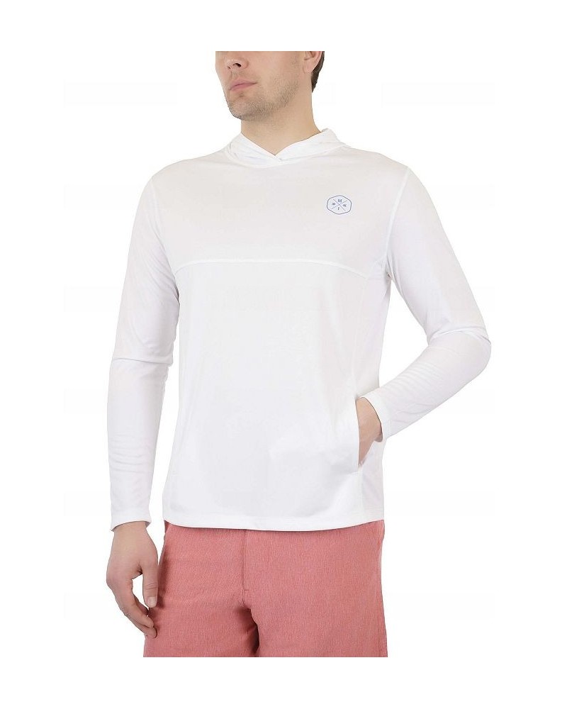 Men's Wayfinder Sun Protection Hoodie White $21.50 Sweatshirt