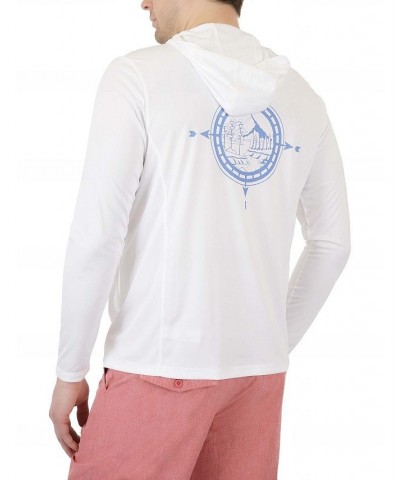 Men's Wayfinder Sun Protection Hoodie White $21.50 Sweatshirt