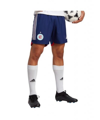 Men's Navy Chicago Fire 2023 Away AEROREADY Authentic Shorts $35.69 Shorts