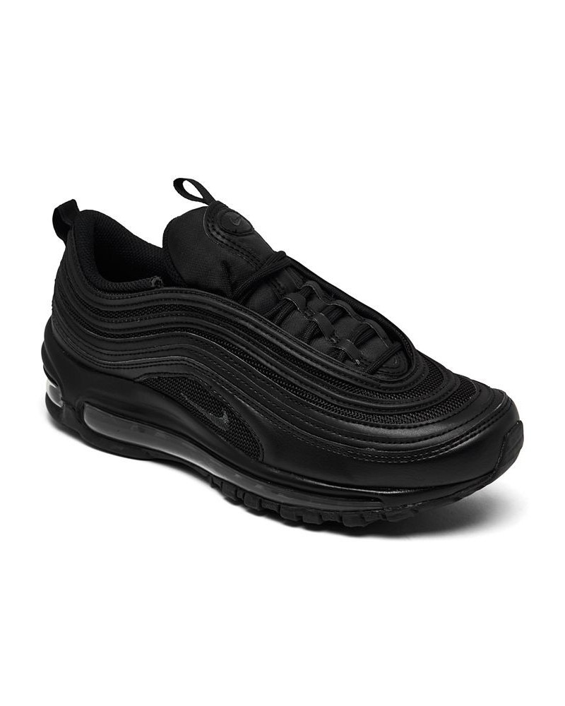 Women's Air Max 97 Casual Sneakers Black $75.85 Shoes