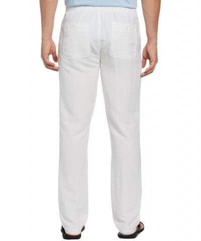 Men's Big & Tall Textured Drawstring Pants Brilliant White $18.48 Pants