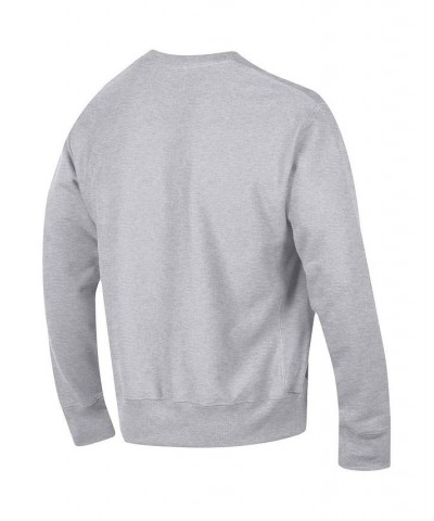 Men's Heathered Gray Florida A&M Rattlers Arch Over Logo Reverse Weave Pullover Sweatshirt $38.24 Sweatshirt