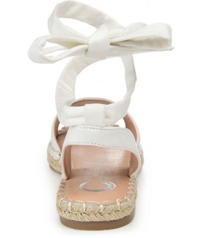 Women's Emelie Espadrille Sandals White $35.20 Shoes