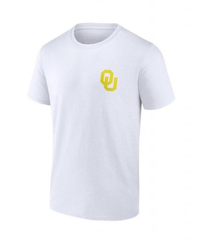 Men's Branded White Oklahoma Sooners High Hurdles T-shirt $14.00 T-Shirts