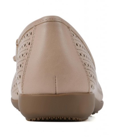 Women's Cheryl Ballet Flats Tan/Beige $35.19 Shoes