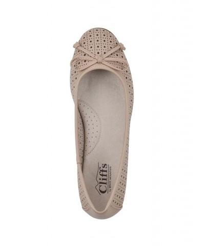 Women's Cheryl Ballet Flats Tan/Beige $35.19 Shoes