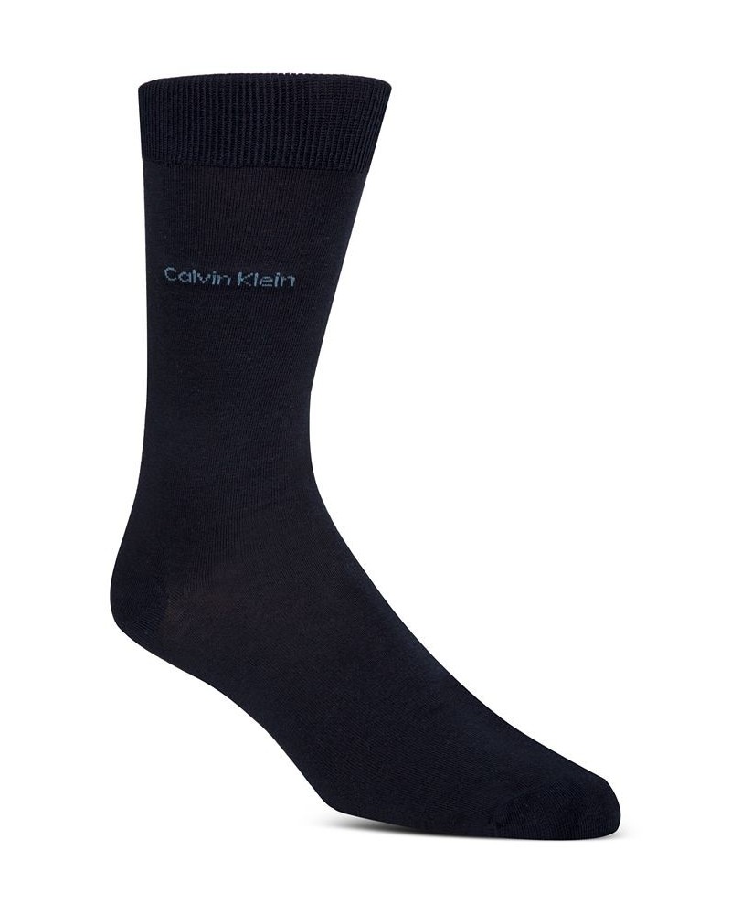 Men's Socks, Giza Cotton Flat Knit Crew PD05 $10.44 Socks