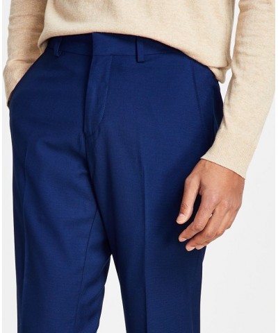 Men's Techni-Cole Suit Separate Slim-Fit Pants Blue $25.88 Suits