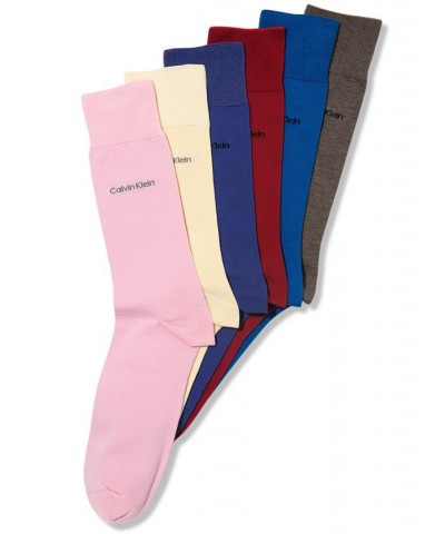 Men's Socks, Giza Cotton Flat Knit Crew PD05 $10.44 Socks